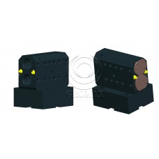 Ụ dao cán tròn đôi