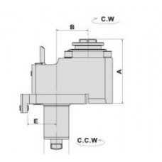 Đầu khoan, phay dọc trục Offset